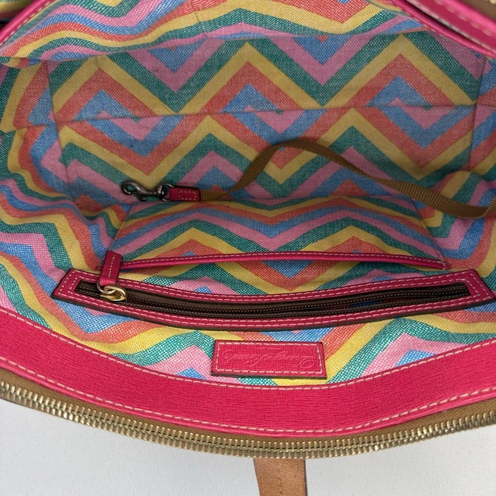 Dooney & Bourke Claremont Miller Yellow‎ Leather Satchel Purse Handbag